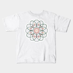 mandala Clamber drawingmandala Flutter stuffed Kids T-Shirt